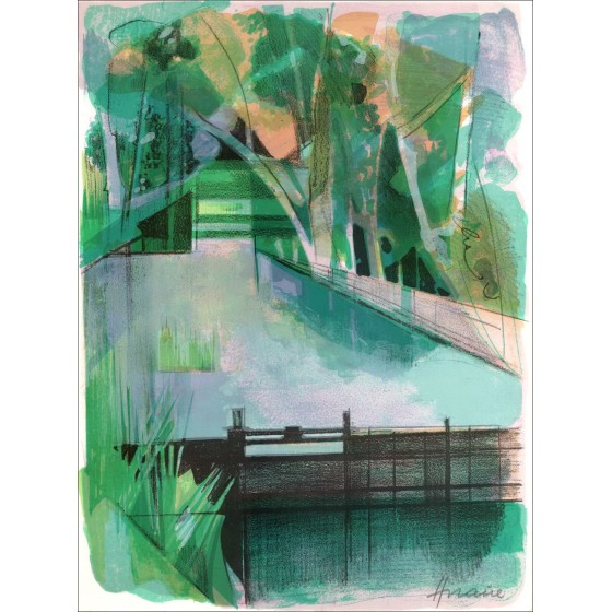 Camille Hilaire - Reflexionen auf La Lauter | Galerie125