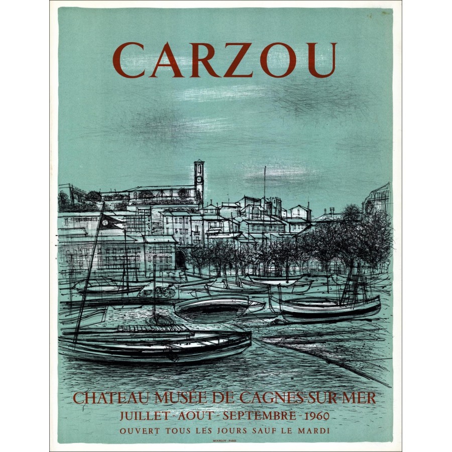 Comprar litografía por Jean Carzou Château Museum Cagnes-sur-Mer