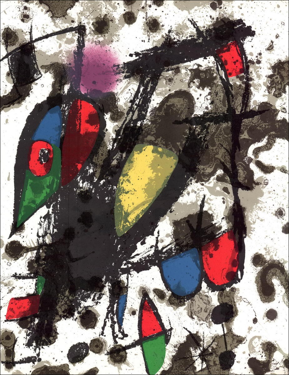 Achat Lithographie originale de Joan MIRO Composition 02