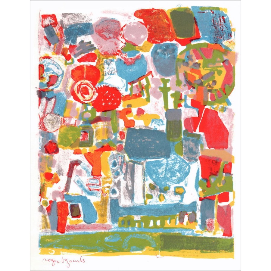 Roger Bezoms: Composizione circa 1963, Litografia originale 