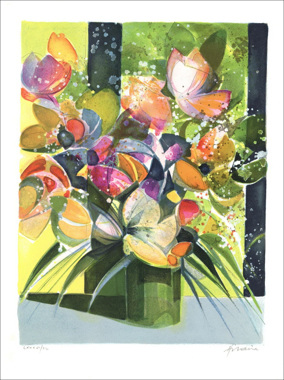 Acquista Camille Hilaire Le Bouquet IV Litografia originale