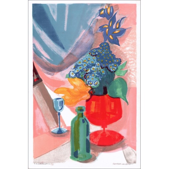 Georges Lambert - Litografia originale "Still Life"