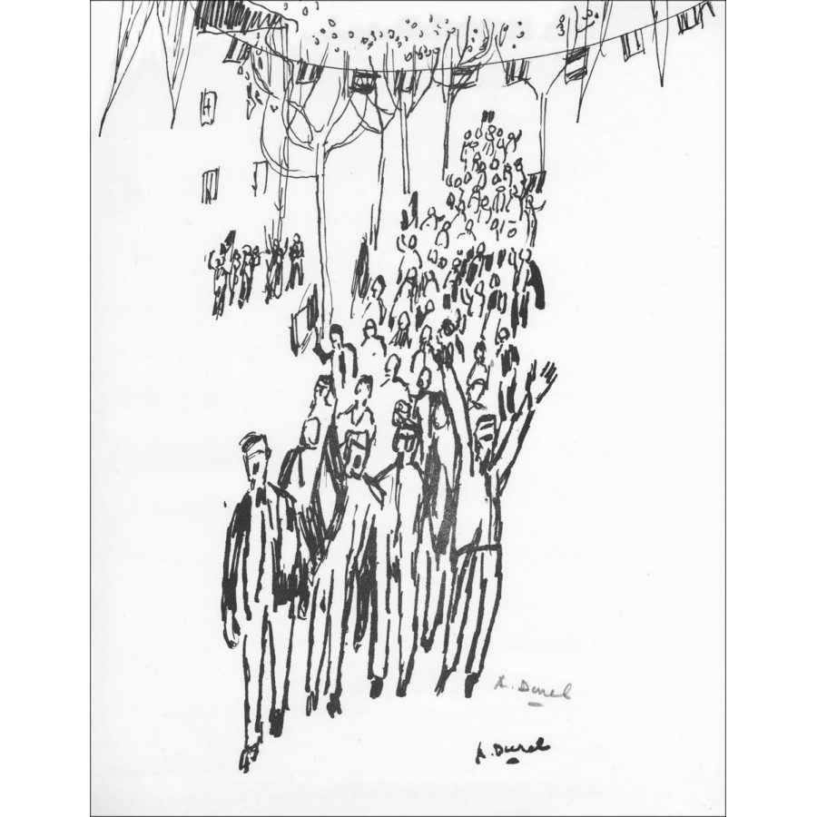 Auguste Dürmel - Charaktere (1963), Lithographie