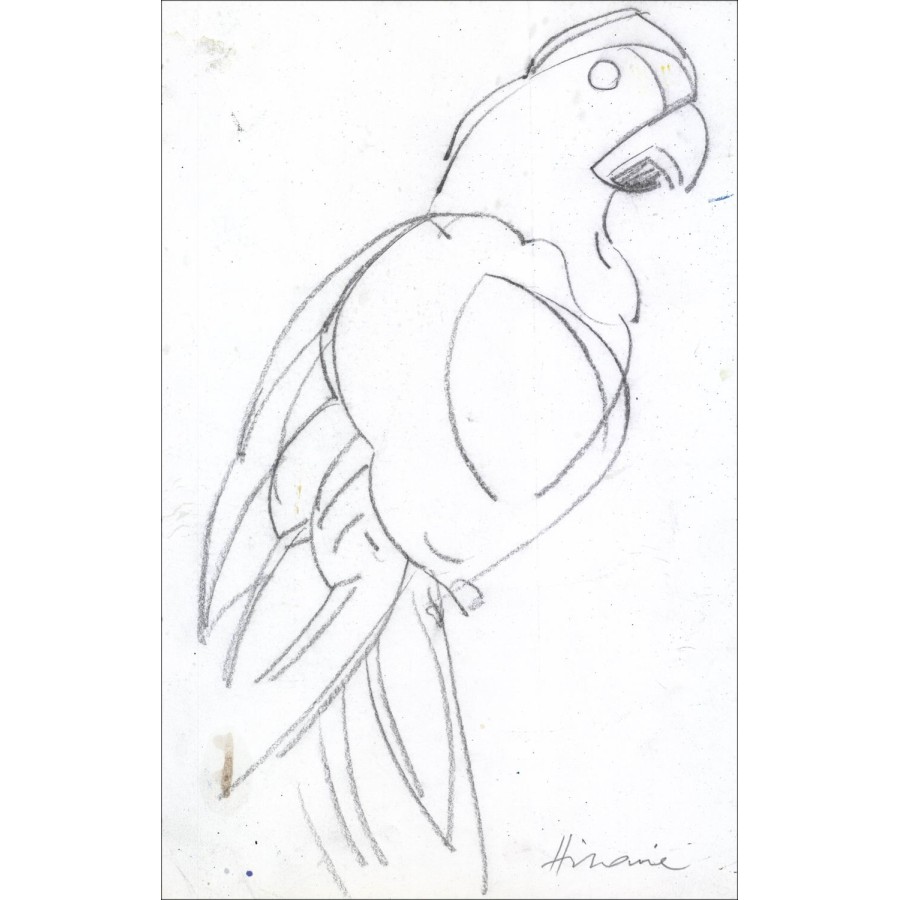 Camille Hilaire 'Le Parrot' - Diseño de estudio original firmado