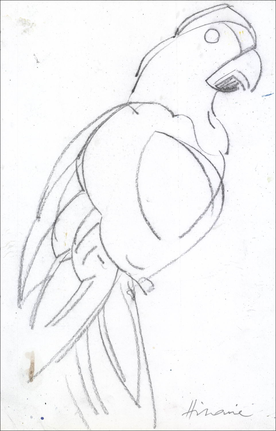 Camille Hilaire 'Le Parrot' - Design di studio originale firmato