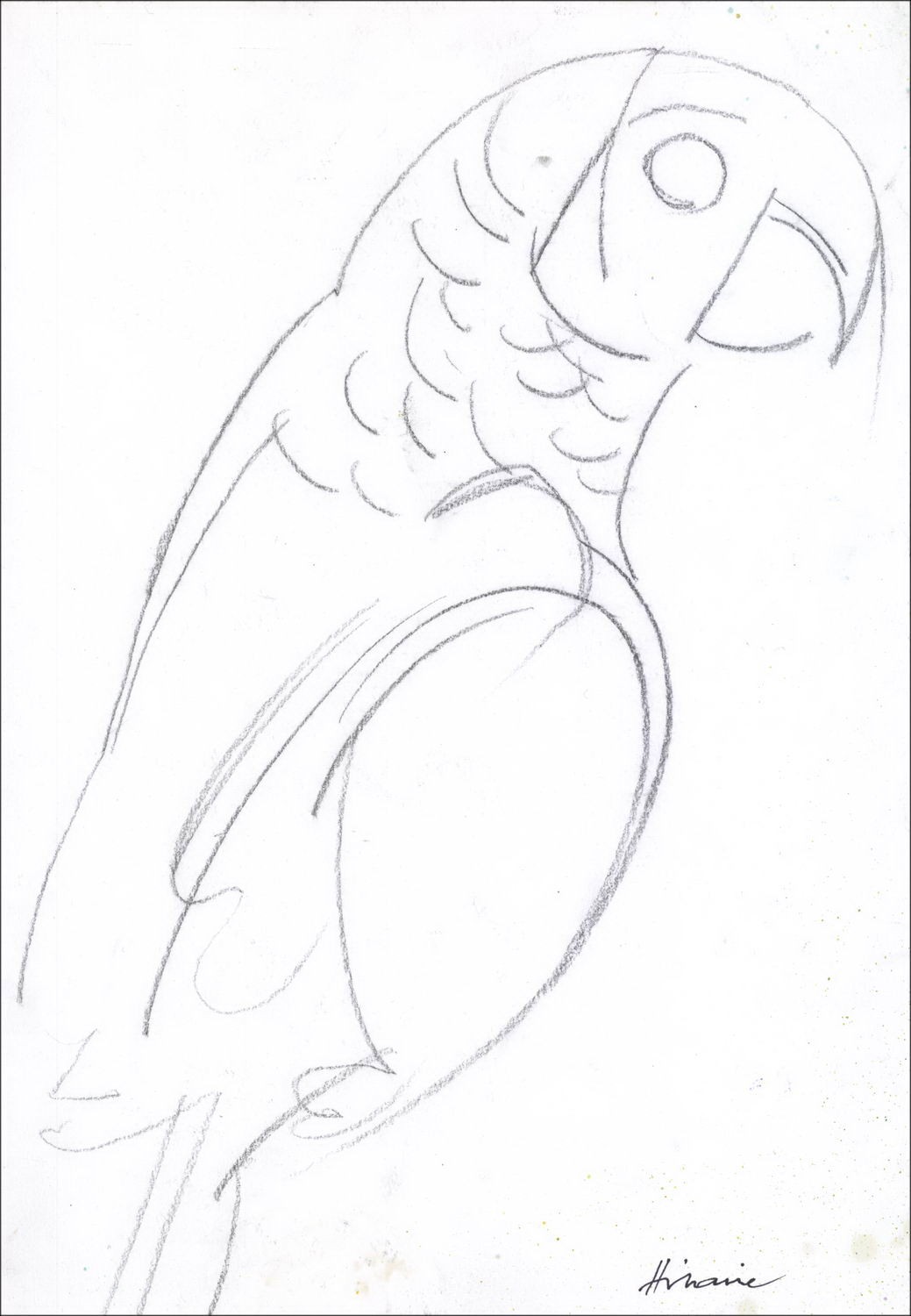 Acquista il disegno originale in Camille Camille Le Pappagallo 