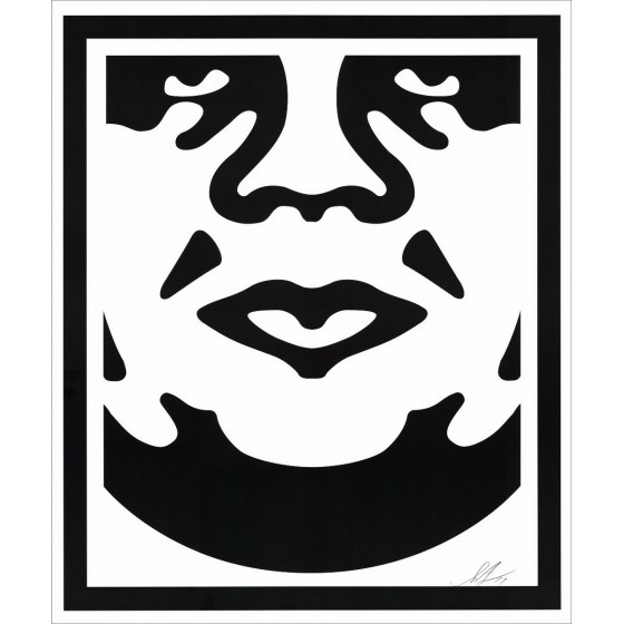 Shepard Fairey OBEY - Cara Blanca 01 | Serigrafía original