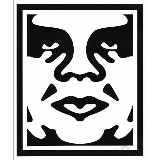 Shepard Fairey OBEY - Cara Blanca 02 | Serigrafía original