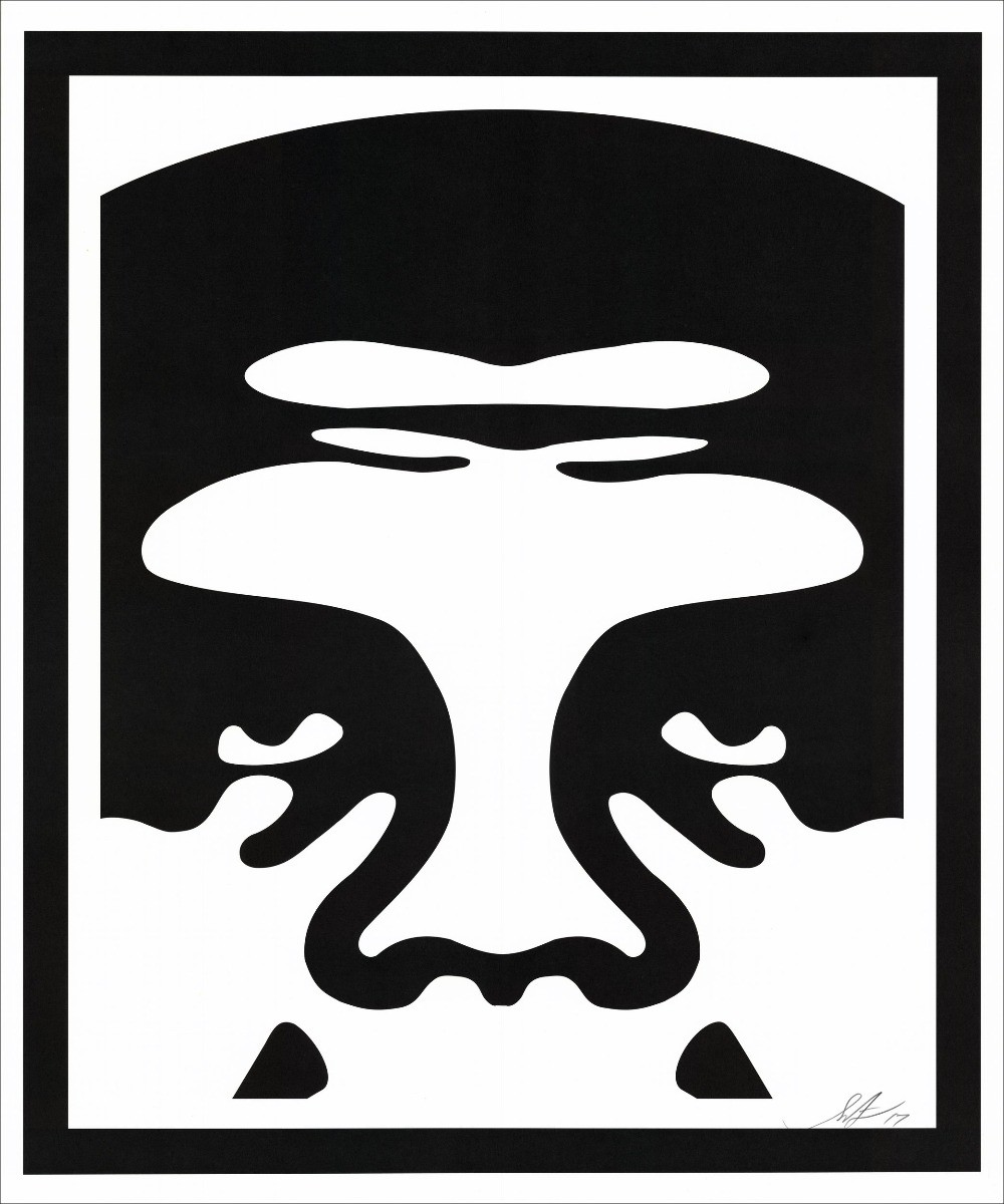 Shepard Fairey OBEY - Cara Blanca 03 | Serigrafía original