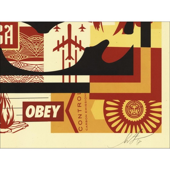 Acheter Sérigraphie SHEPARD FAIREY OBEY FACE COLLAGE 01