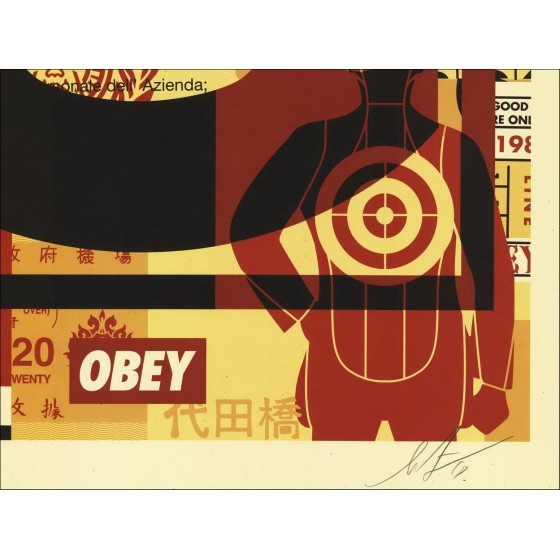 Koop Silkscreen Shepard Fassey Obey Face Collage 02