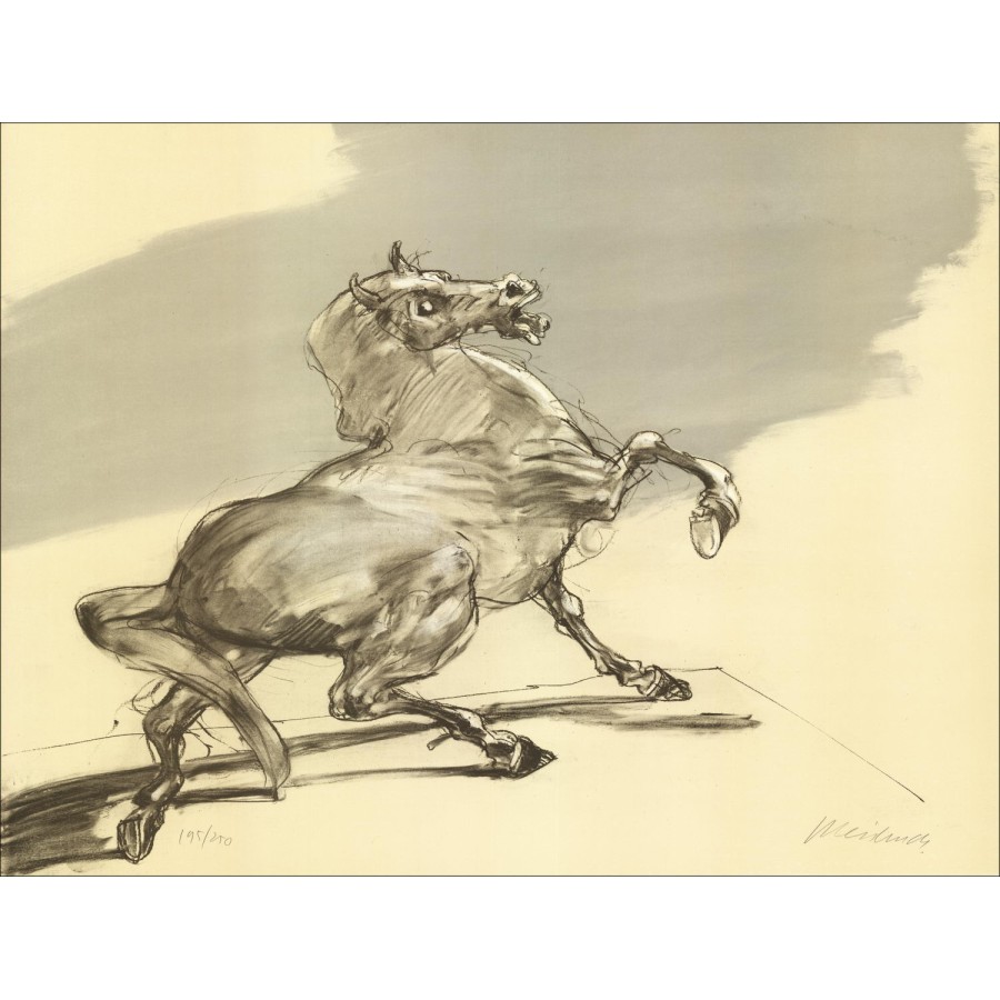 Achat Lithographie Originale Claude WEISBUCH Le cheval de 1980