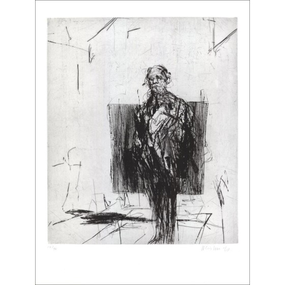 Koop Claude Weisbuch Gravure Portret die zich in de Workshop 1972 bevindt