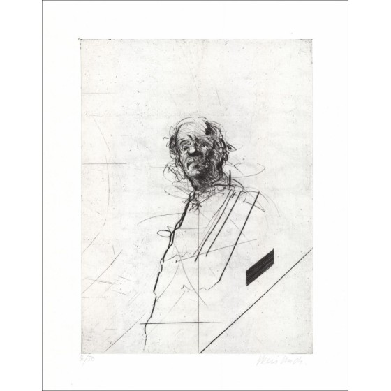 Compra Retrato de B Claude Weisbuch Original grabado 1973