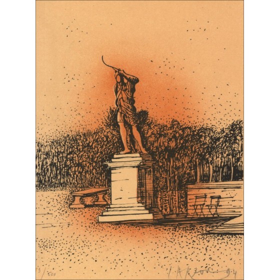 Acquista Jean Carzou Park un litografo originale 1994