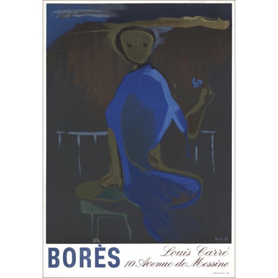 Francisco Bohrungen - Lithographie "Ausstellung Louis Carré Galerie, Paris" 73x51cm - 1962