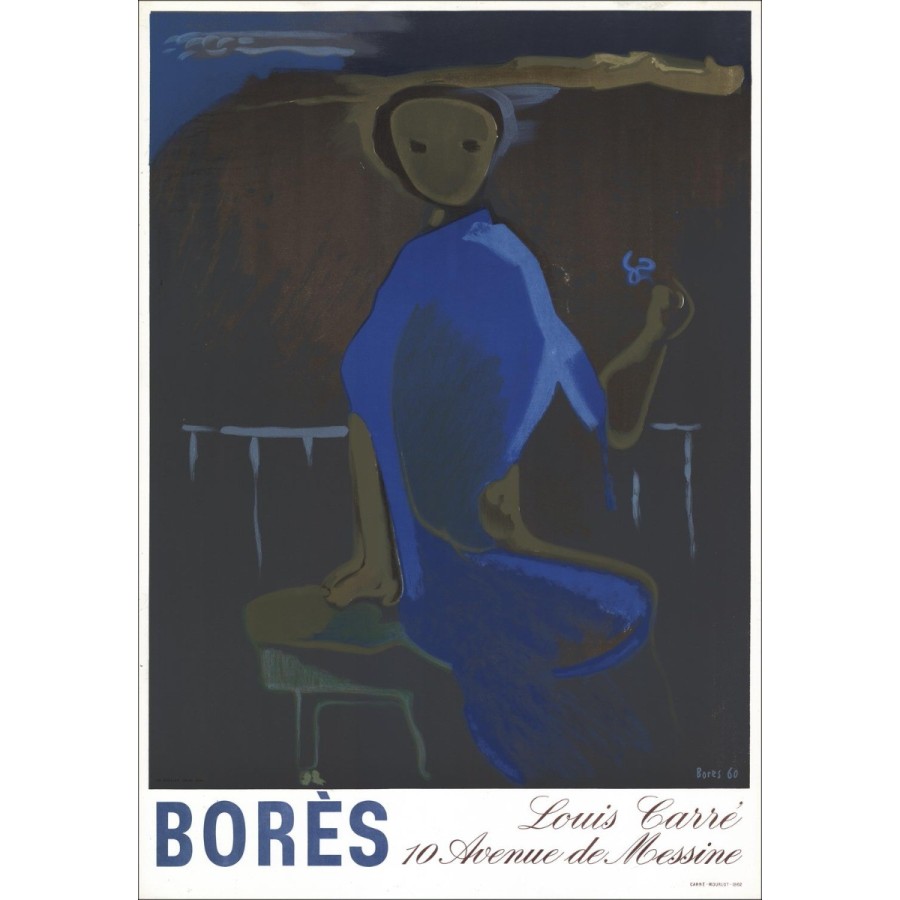 Francisco Bohrungen - Lithographie "Ausstellung Louis Carré Galerie, Paris" 73x51cm - 1962