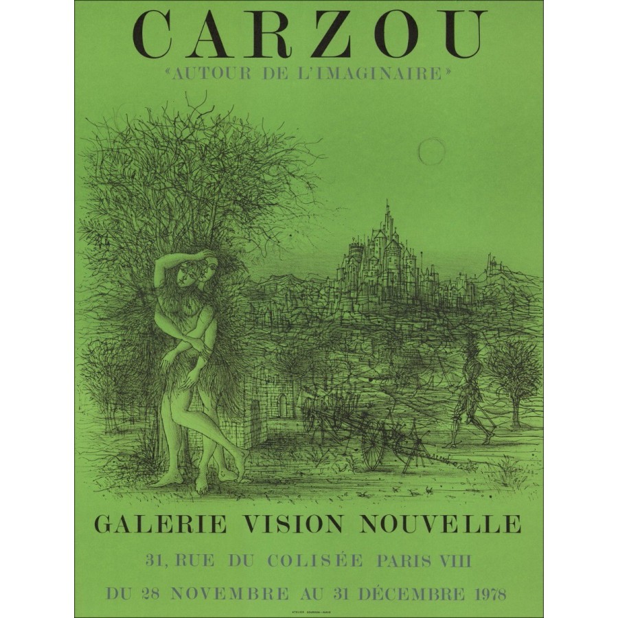 Acquisto CARZOU Jean Litografia Mostra Vision New Paris - 1978 