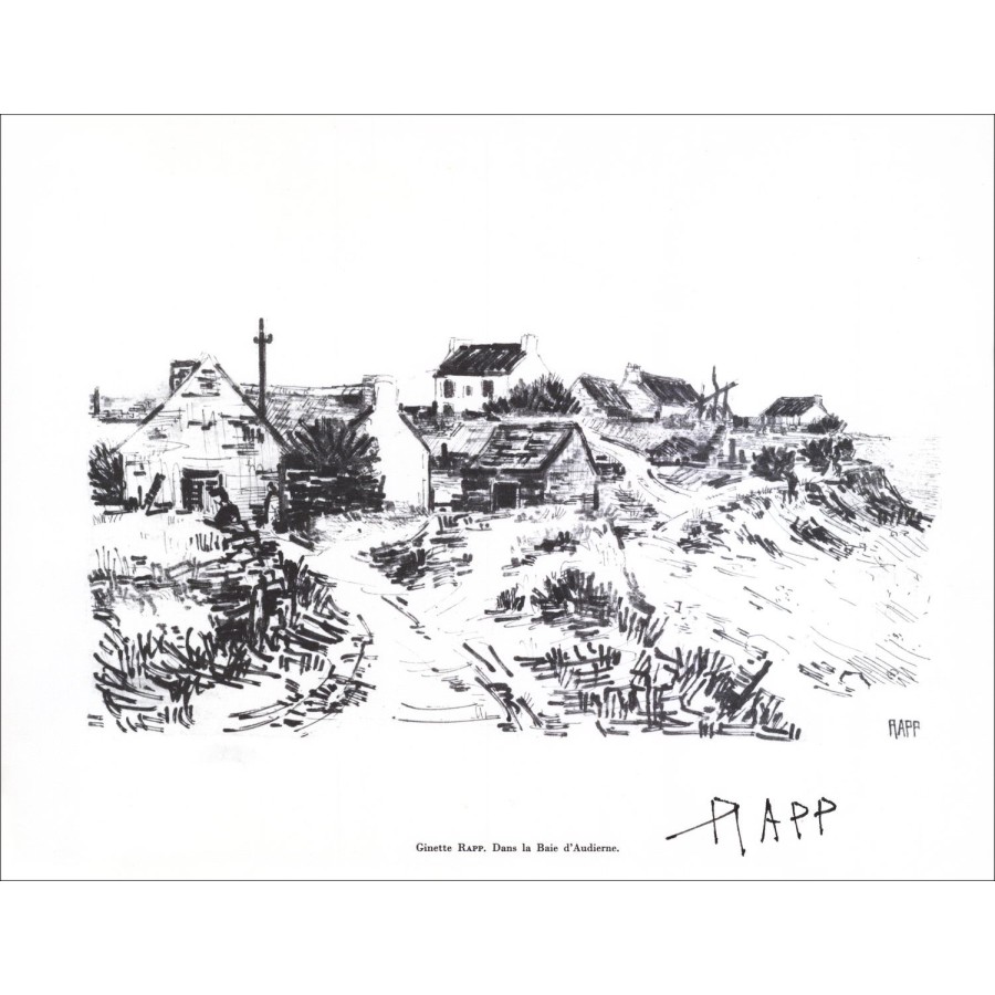Ginette Rapp - Lithography in the Bay of Audierne (1961)