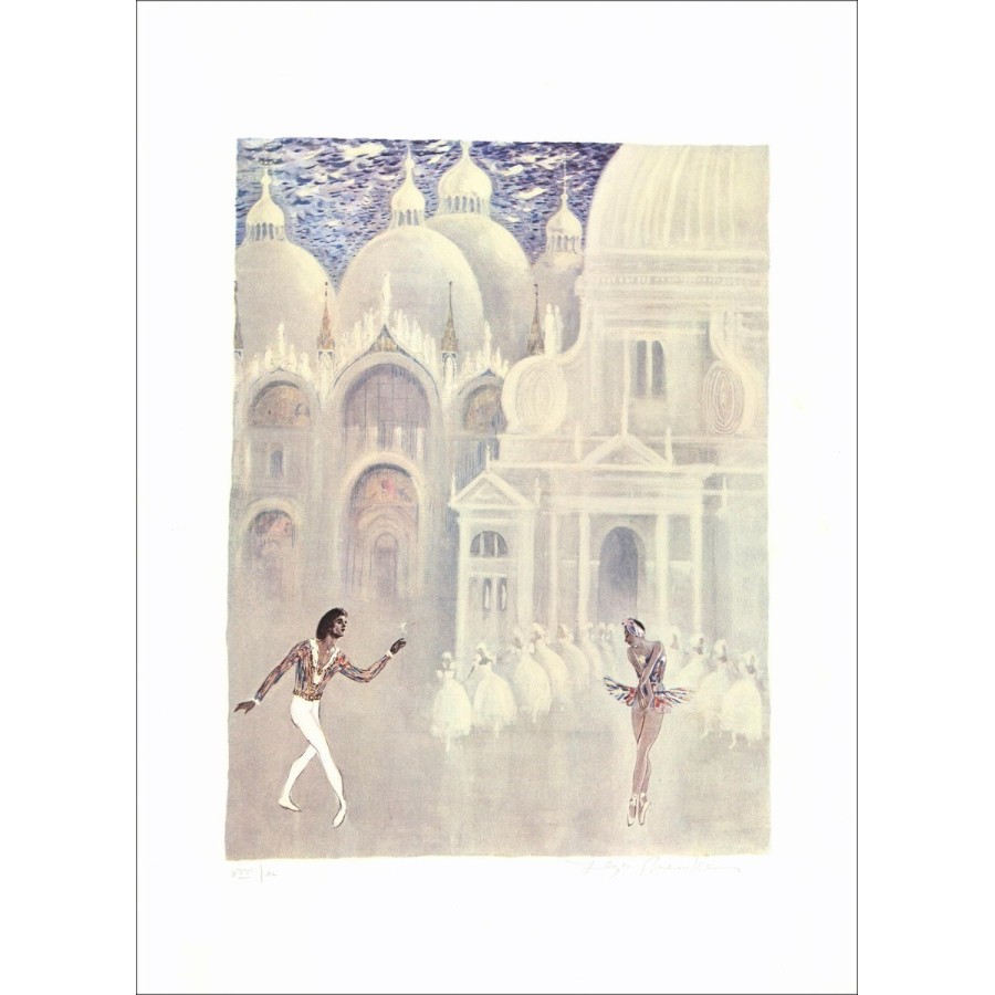 Ilya SHEKER - Screenprint "Ballet in Venice 04" 70x50cm - Numbered and signed in pencil