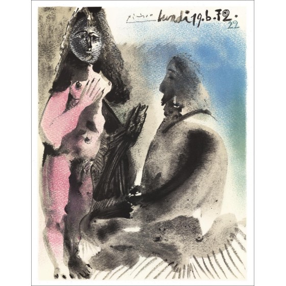 Comprar Litografía Pablo Picasso Exposición 172 Dibujos recientes 1973 