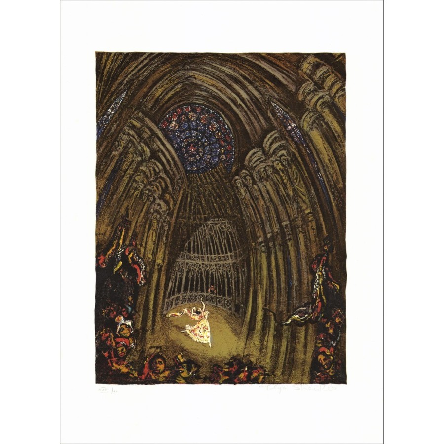 Ilya Sheker - serigrafia "Balletto a Venezia 06" 70x50cm - numerato e firmato a matita