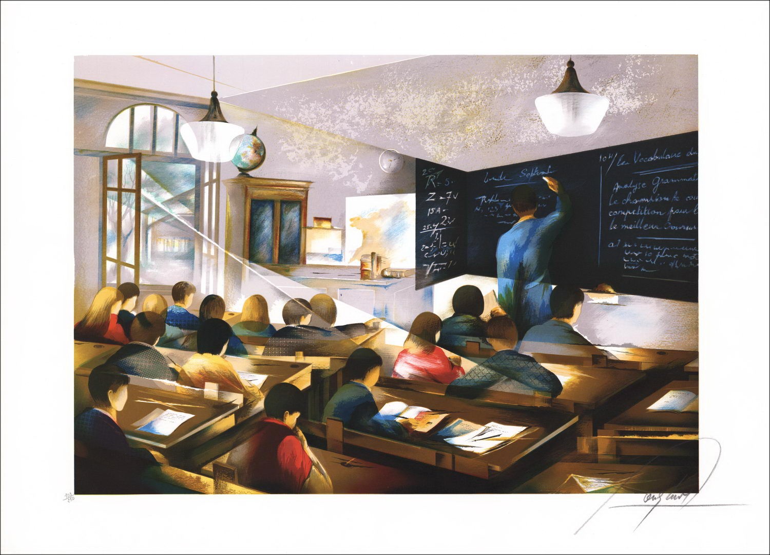 Kaufen Sie Raymond Huhn Le Master Original Lithographie