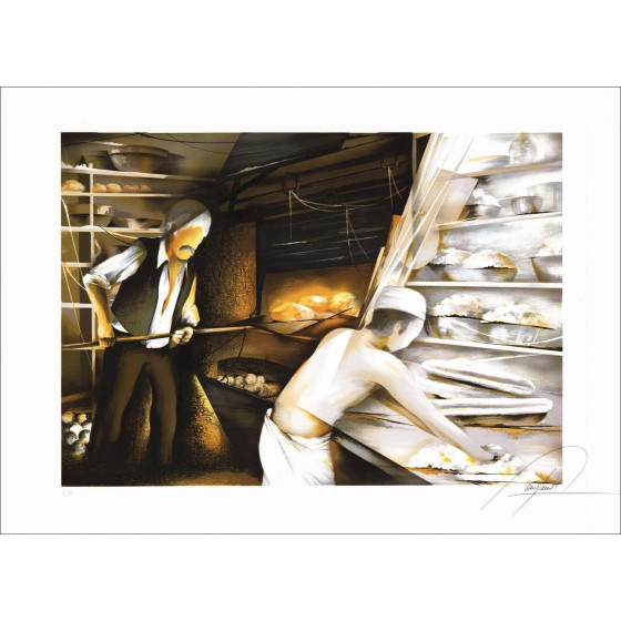 Koop Baker Raymond Chicken Litho Origineel