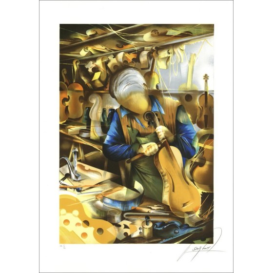 Acquista Raymond Luthier Chicken Litografia originale 