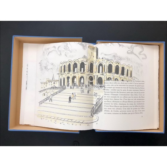 Libro ilustrado de Yves Brayer en Provenza 8 Litografías de color