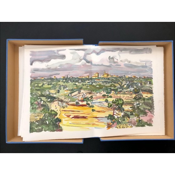 Illustration von Yves BRAYER In Provence 8 Lithographien