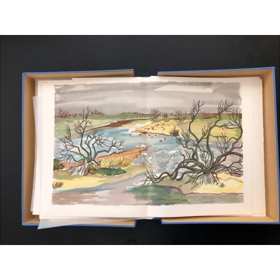 Illustration von Yves BRAYER In Provence 8 Lithographien