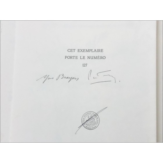 Libro ilustrado de Yves Brayer en Provenza 8 Litografías de color
