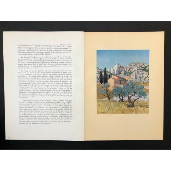 Illustration to buy from Yves BRAYER Pierre Mac Orlan, Yves Brayer and his processions