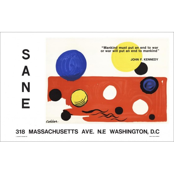 "Sanal Gallery Exhibition, Washington DC" di Alexander Calder 1975