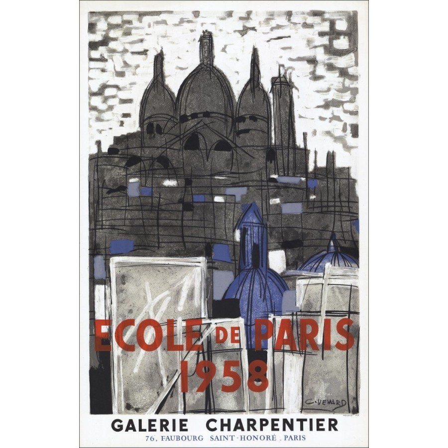 Kaufen Claude Venard Lithographie Galerie Charpenter Paris 1958