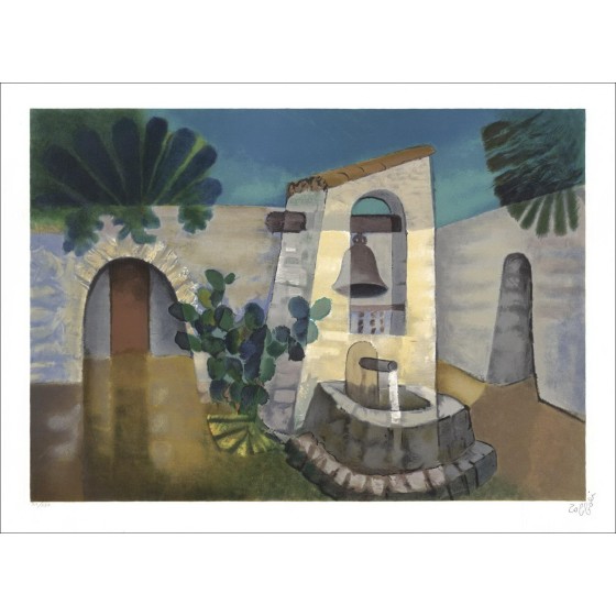 Comprar Auberge en Perú Louis Toffoli Litografía Original 1996