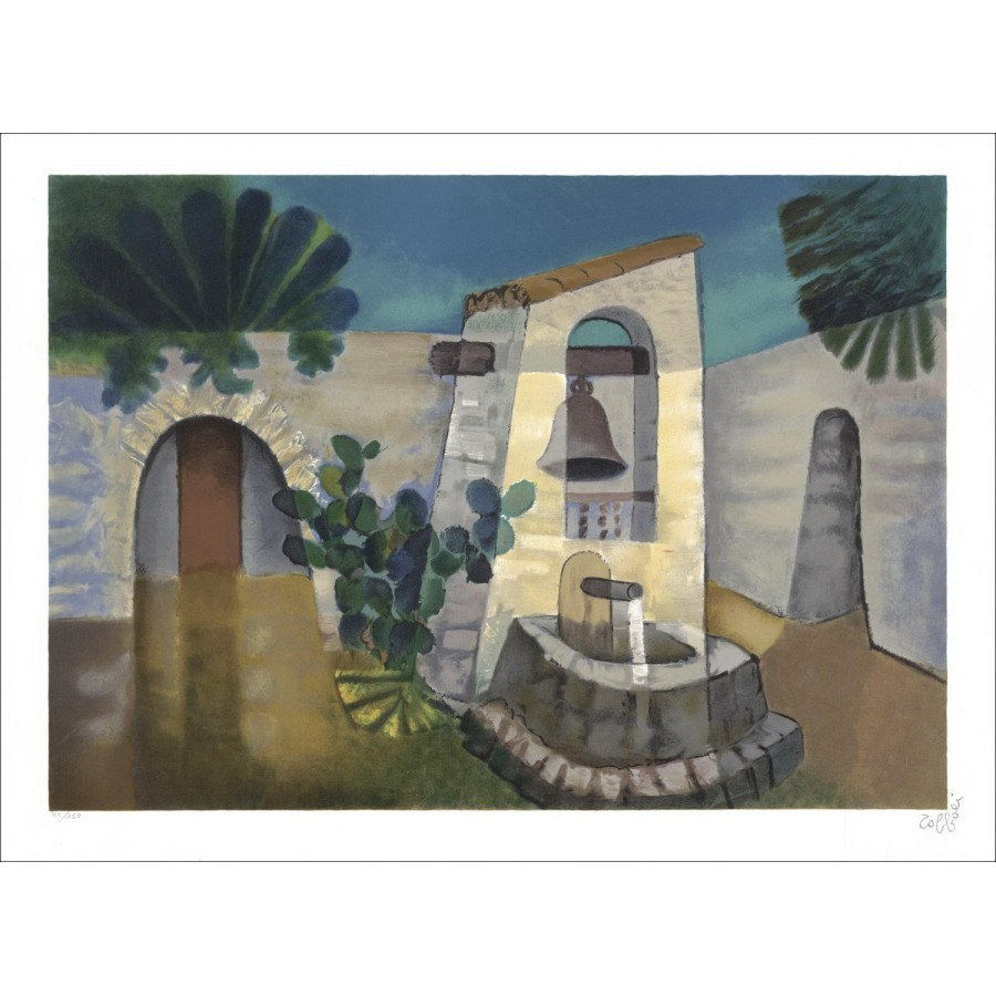 Comprar Auberge en Perú Louis Toffoli Litografía Original 1996