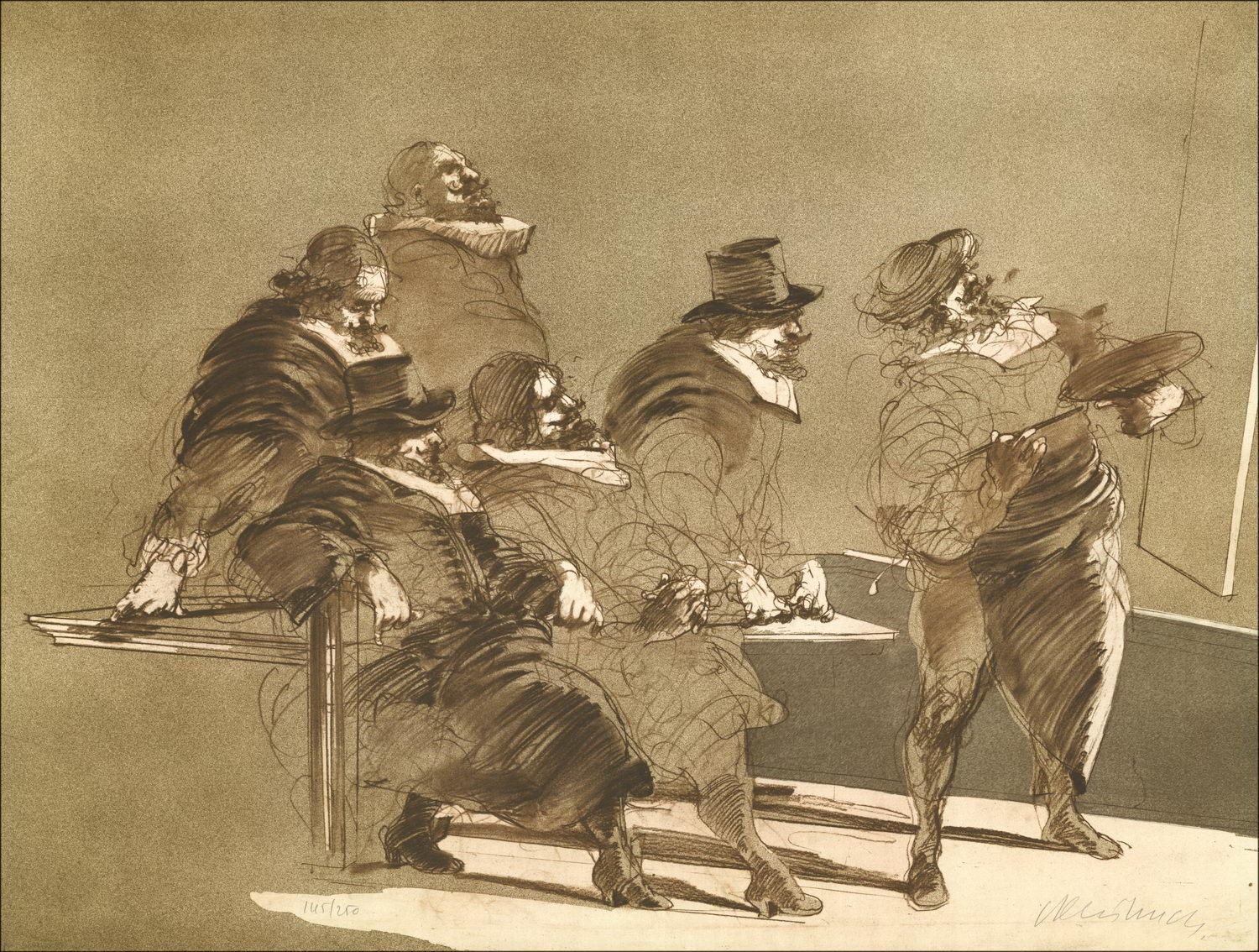 Koop Claude Weisbuch The Amsterdam Workshop Lithografie 1975