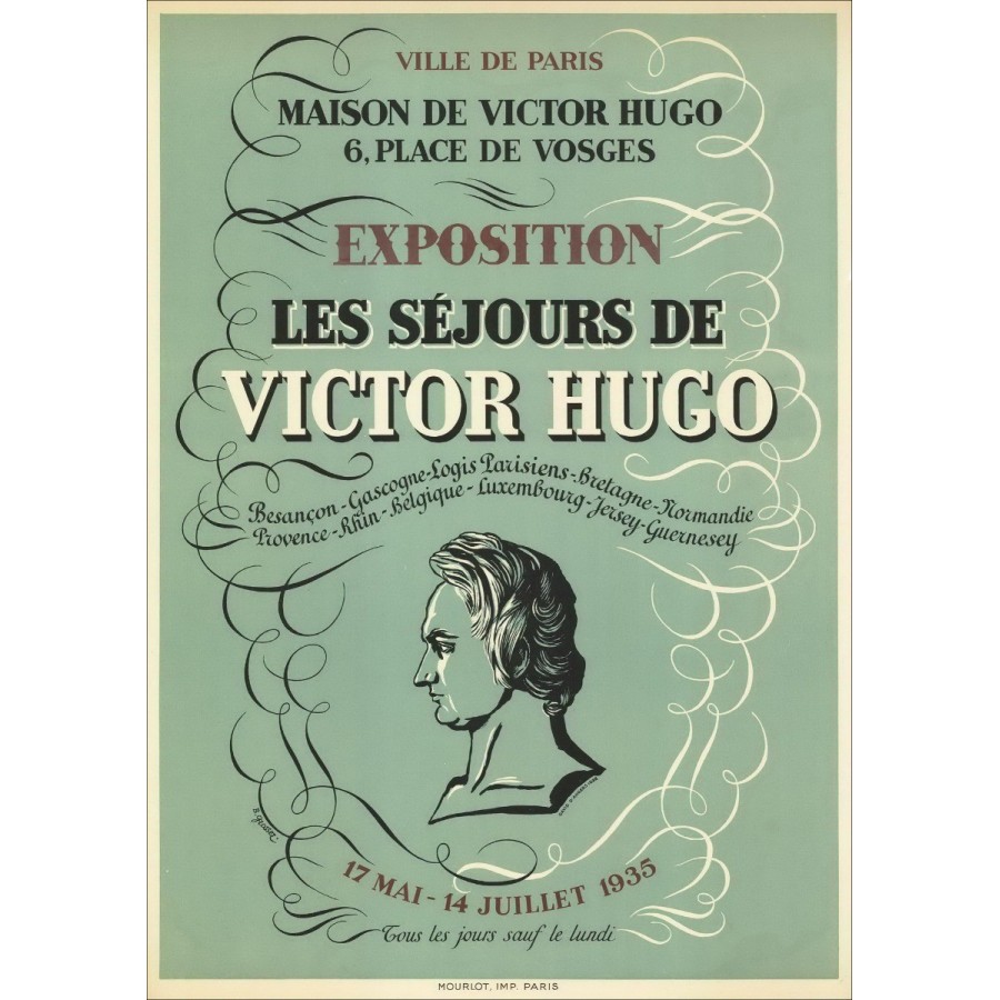 Comprar litografía VICTOR HUGO 1935
