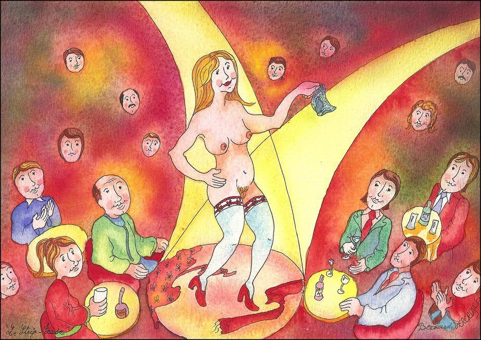 Bernard VERCRUYCE - Disegno originale