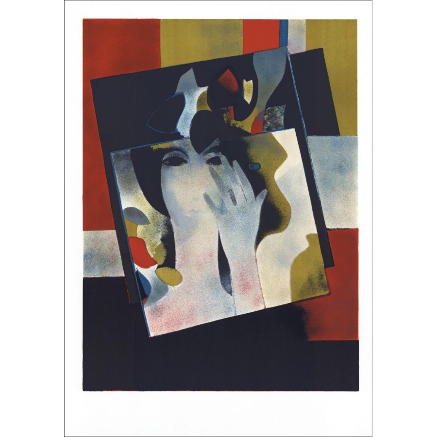 André Minaux - Original-Lithographie "Guillebaudon" 91x64cm - 1979