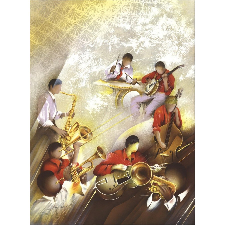 Acquista Litografia Raymond Original Chicken Orchestra