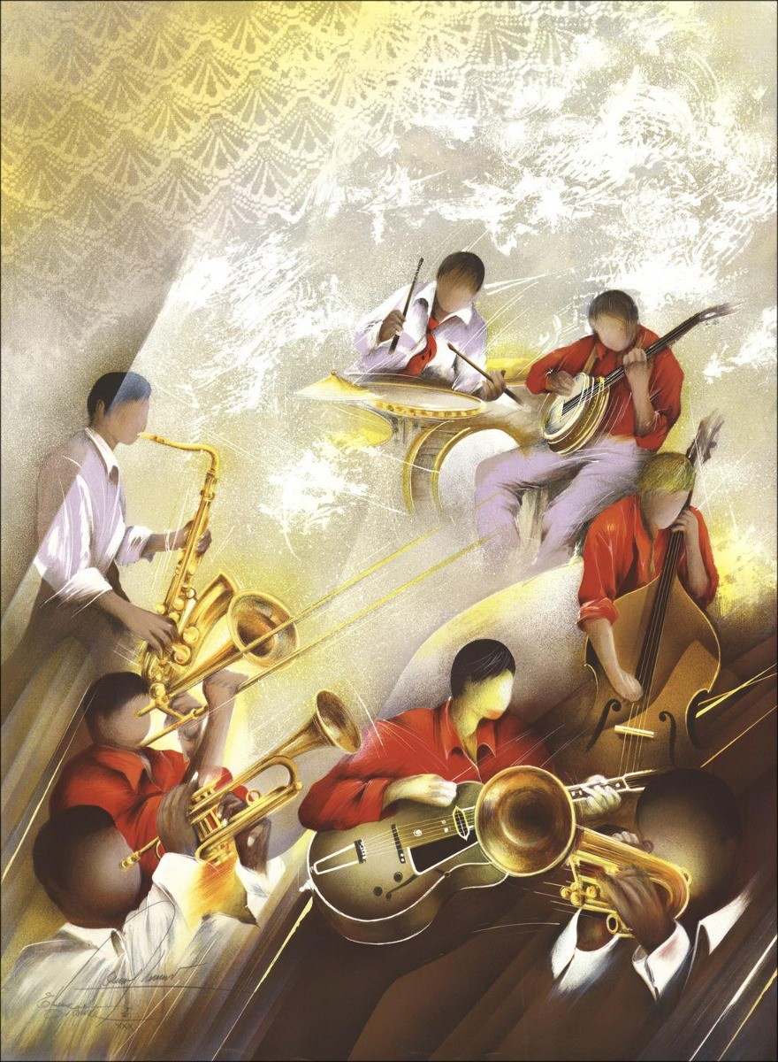 Comprar Litografía Raymond Orchenical Chicken Orchestra