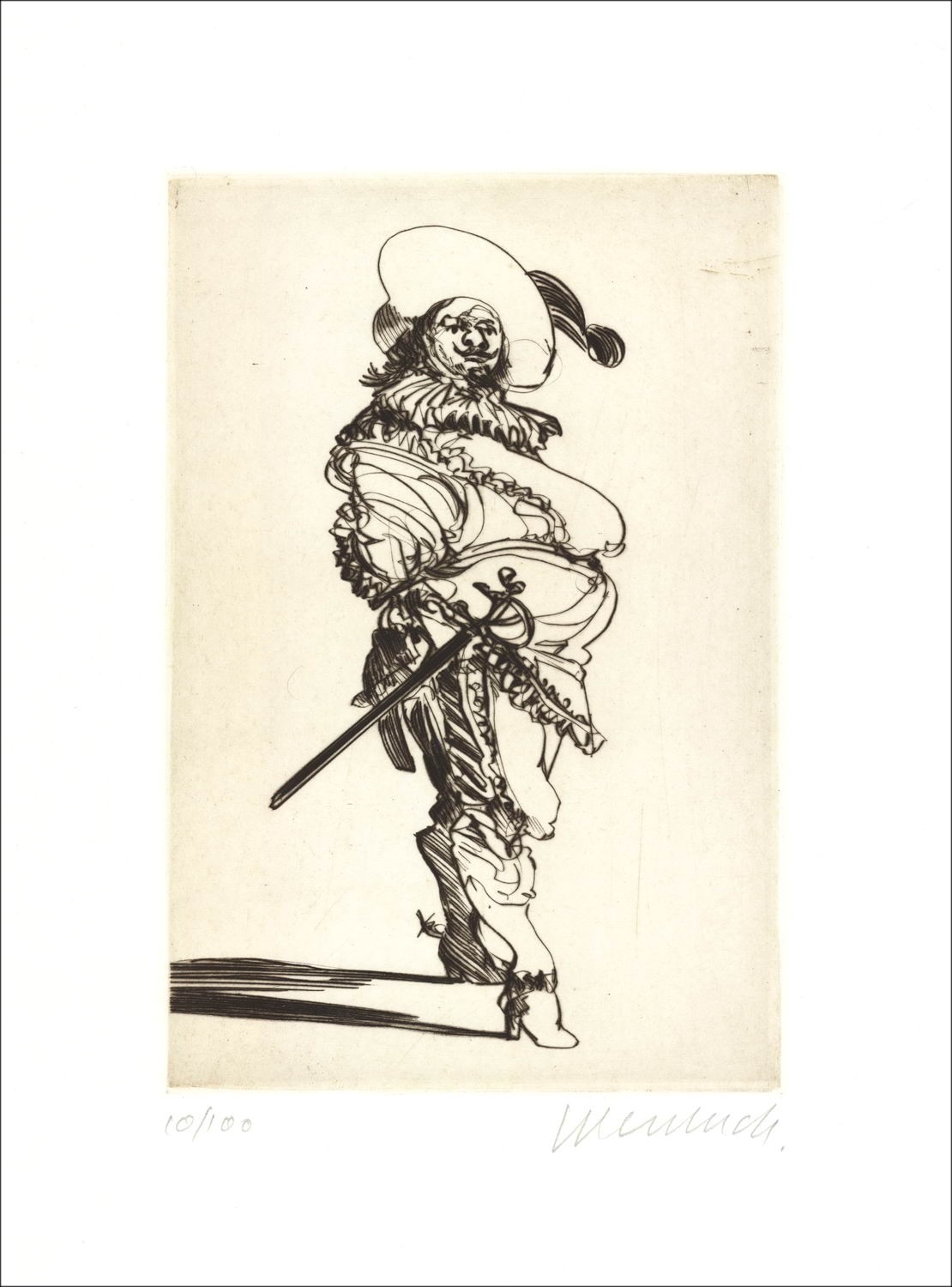 Buy The Bourgeois Gentleman Claude WEISBUCH Original Engraving