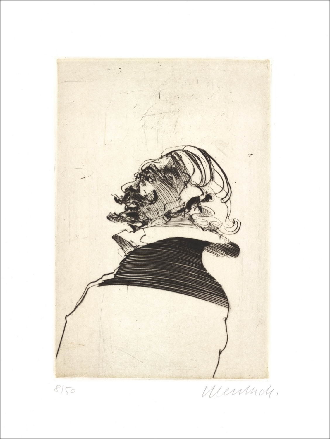 Comprar grabado original Claude Weisbuch Retrato de Jacques Callot 01 1992