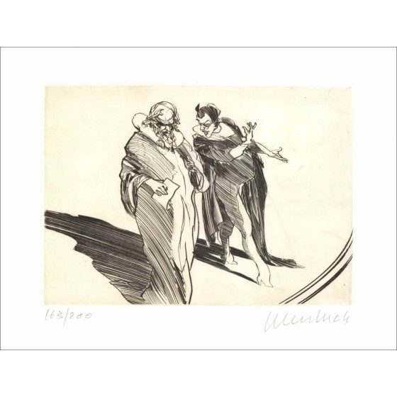 Acquisto Incisione Originale di Claude WEISBUCH, "Opéra, La damnation de Faust"