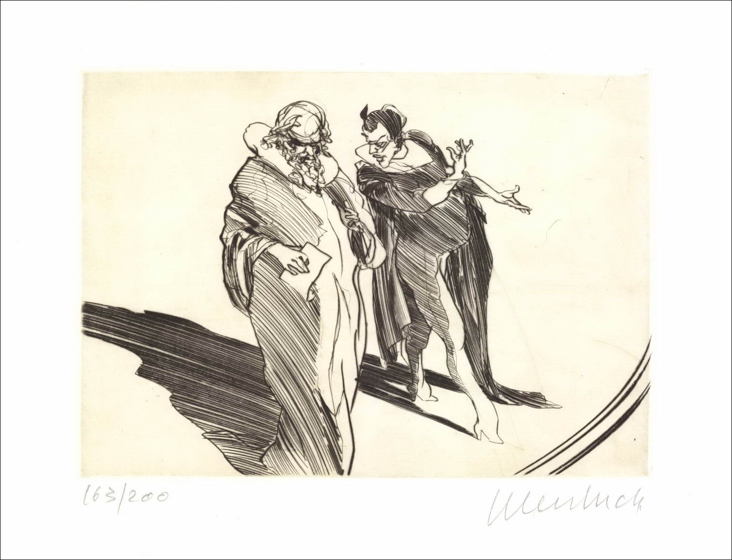 Acquisto Incisione Originale di Claude WEISBUCH, "Opéra, La damnation de Faust"