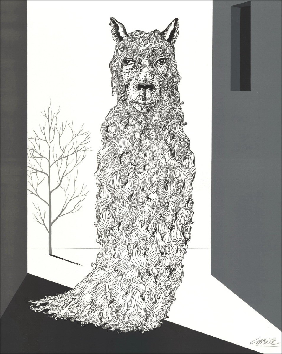 Koop de Berenice Originele Litho van Félix Labisse uit 1974