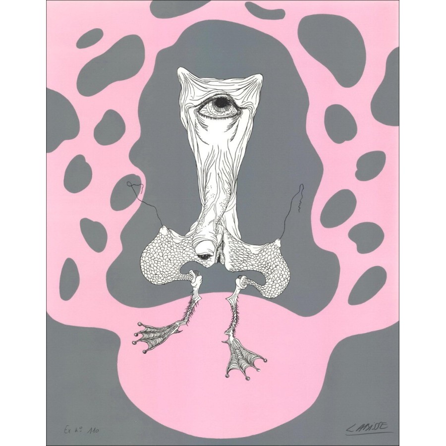 Acquista Félix Labisse Litografia i ciclope del Marais 1974